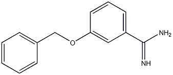 3-(benzyloxy)benzenecarboximidamide 구조식 이미지