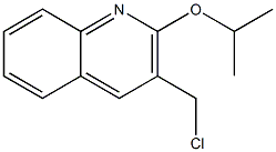 3-(chloromethyl)-2-(propan-2-yloxy)quinoline 구조식 이미지