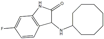 3-(cyclooctylamino)-6-fluoro-2,3-dihydro-1H-indol-2-one 구조식 이미지