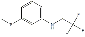 3-(methylsulfanyl)-N-(2,2,2-trifluoroethyl)aniline Structure