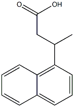 3-(naphthalen-1-yl)butanoic acid 구조식 이미지