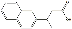 3-(naphthalen-2-yl)butanoic acid Structure