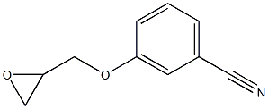 3-(oxiran-2-ylmethoxy)benzonitrile 구조식 이미지