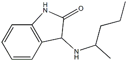 3-(pentan-2-ylamino)-2,3-dihydro-1H-indol-2-one Structure