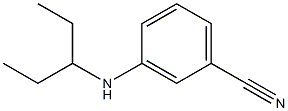 3-(pentan-3-ylamino)benzonitrile Structure