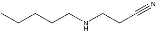 3-(pentylamino)propanenitrile Structure