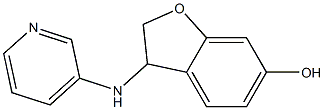 3-(pyridin-3-ylamino)-2,3-dihydro-1-benzofuran-6-ol Structure