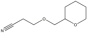 3-(tetrahydro-2H-pyran-2-ylmethoxy)propanenitrile 구조식 이미지