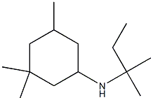 3,3,5-trimethyl-N-(2-methylbutan-2-yl)cyclohexan-1-amine 구조식 이미지