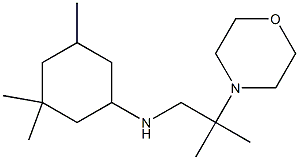 3,3,5-trimethyl-N-[2-methyl-2-(morpholin-4-yl)propyl]cyclohexan-1-amine Structure
