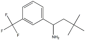 3,3-dimethyl-1-[3-(trifluoromethyl)phenyl]butan-1-amine Structure