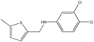 3,4-dichloro-N-[(5-methylthiophen-2-yl)methyl]aniline Structure