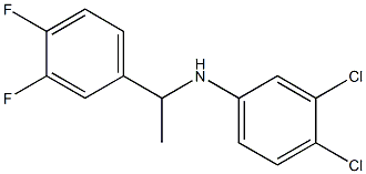 3,4-dichloro-N-[1-(3,4-difluorophenyl)ethyl]aniline 구조식 이미지