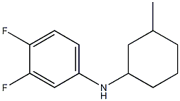 3,4-difluoro-N-(3-methylcyclohexyl)aniline 구조식 이미지