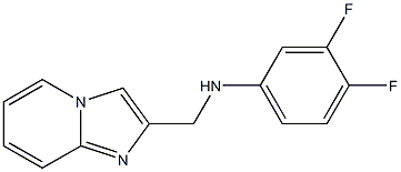 3,4-difluoro-N-{imidazo[1,2-a]pyridin-2-ylmethyl}aniline 구조식 이미지