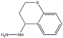 3,4-dihydro-2H-1-benzothiopyran-4-ylhydrazine Structure