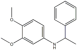3,4-dimethoxy-N-(1-phenylethyl)aniline Structure