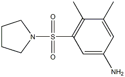 3,4-dimethyl-5-(pyrrolidine-1-sulfonyl)aniline Structure