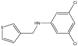 3,5-dichloro-N-(thiophen-3-ylmethyl)aniline 구조식 이미지