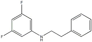 3,5-difluoro-N-(2-phenylethyl)aniline Structure