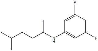 3,5-difluoro-N-(5-methylhexan-2-yl)aniline 구조식 이미지