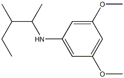 3,5-dimethoxy-N-(3-methylpentan-2-yl)aniline 구조식 이미지