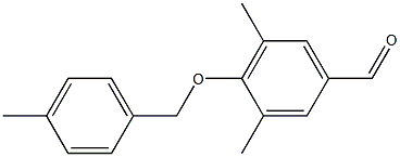 3,5-dimethyl-4-[(4-methylphenyl)methoxy]benzaldehyde 구조식 이미지