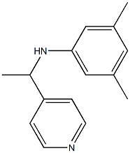 3,5-dimethyl-N-[1-(pyridin-4-yl)ethyl]aniline Structure