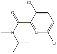 3,6-dichloro-N-methyl-N-(propan-2-yl)pyridine-2-carboxamide 구조식 이미지