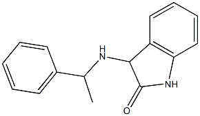 3-[(1-phenylethyl)amino]-2,3-dihydro-1H-indol-2-one Structure
