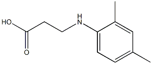 3-[(2,4-dimethylphenyl)amino]propanoic acid 구조식 이미지