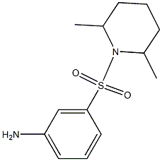 3-[(2,6-dimethylpiperidin-1-yl)sulfonyl]aniline 구조식 이미지