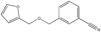 3-[(2-furylmethoxy)methyl]benzonitrile 구조식 이미지