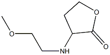 3-[(2-methoxyethyl)amino]oxolan-2-one 구조식 이미지