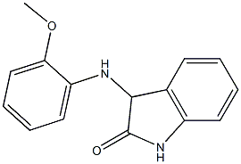 3-[(2-methoxyphenyl)amino]-2,3-dihydro-1H-indol-2-one Structure