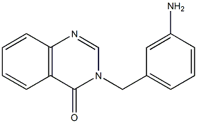 3-[(3-aminophenyl)methyl]-3,4-dihydroquinazolin-4-one 구조식 이미지