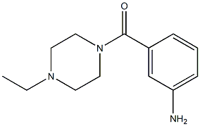 3-[(4-ethylpiperazin-1-yl)carbonyl]aniline Structure