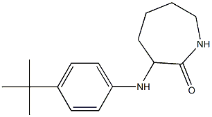 3-[(4-tert-butylphenyl)amino]azepan-2-one Structure