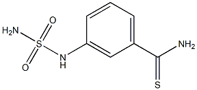 3-[(aminosulfonyl)amino]benzenecarbothioamide Structure