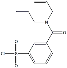 3-[(diallylamino)carbonyl]benzenesulfonyl chloride 구조식 이미지