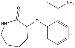 3-[2-(1-aminoethyl)phenoxy]azepan-2-one 구조식 이미지