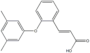 3-[2-(3,5-dimethylphenoxy)phenyl]prop-2-enoic acid 구조식 이미지
