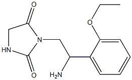 3-[2-amino-2-(2-ethoxyphenyl)ethyl]imidazolidine-2,4-dione 구조식 이미지