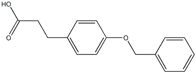 3-[4-(benzyloxy)phenyl]propanoic acid Structure