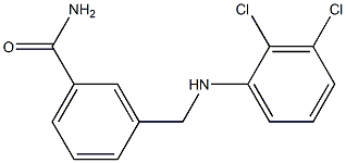 3-{[(2,3-dichlorophenyl)amino]methyl}benzamide Structure