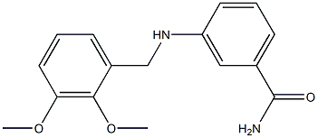 3-{[(2,3-dimethoxyphenyl)methyl]amino}benzamide 구조식 이미지
