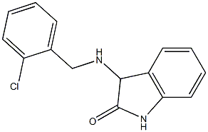 3-{[(2-chlorophenyl)methyl]amino}-2,3-dihydro-1H-indol-2-one Structure