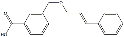 3-{[(3-phenylprop-2-en-1-yl)oxy]methyl}benzoic acid 구조식 이미지