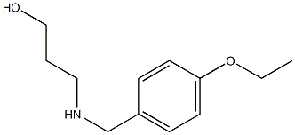 3-{[(4-ethoxyphenyl)methyl]amino}propan-1-ol 구조식 이미지