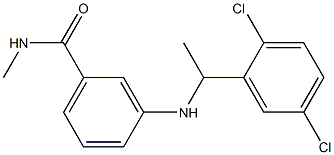 3-{[1-(2,5-dichlorophenyl)ethyl]amino}-N-methylbenzamide Structure